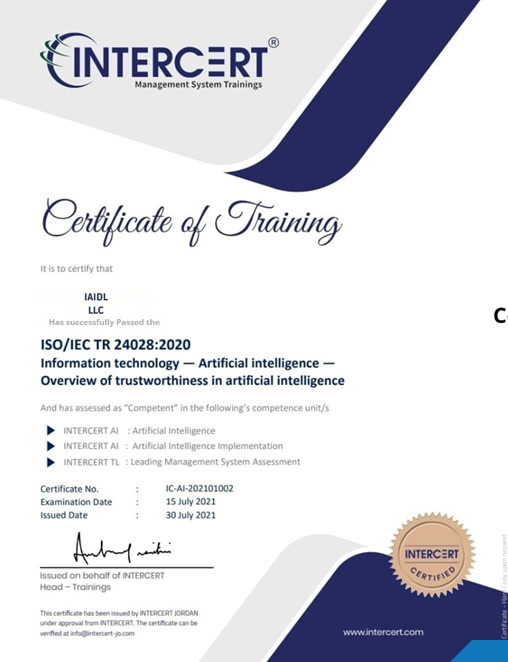 Artificial Intelligence — Overview of Trustworthiness in AI