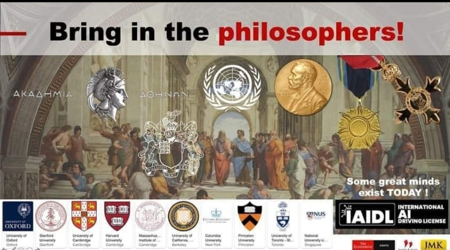 Bring in the philosophers — the great institutions behind IAIDL's thinking
