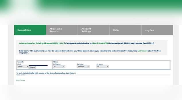 Academic credential evaluation and recognition