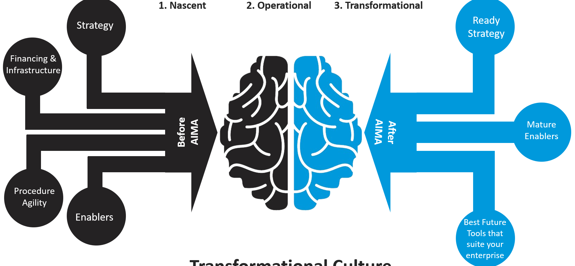AIMA — the AI maturity brain, before and after