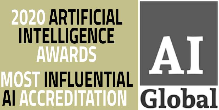 Most Influential AI Accreditation — AI Global · 2020 Artificial Intelligence Awards